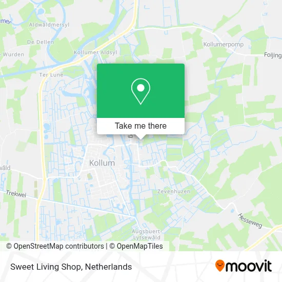 Sweet Living Shop map