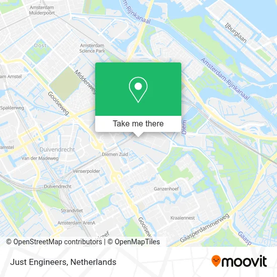 Just Engineers map