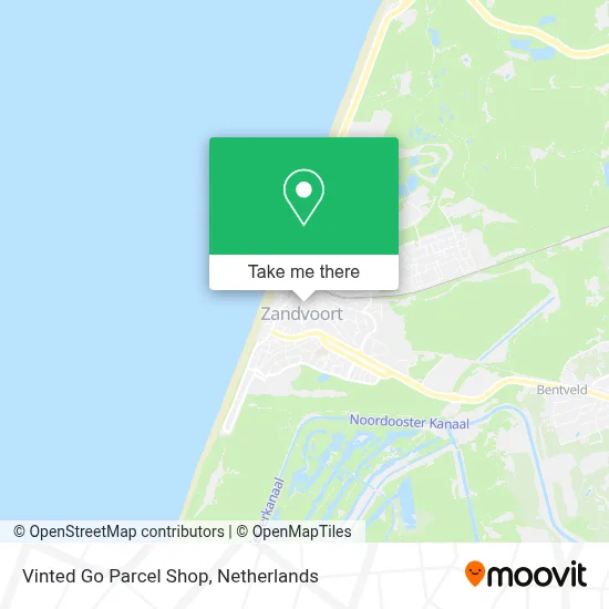 Vinted Go Parcel Shop Karte