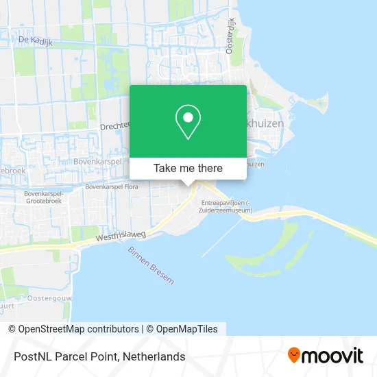 Postnl Pakketpunt map