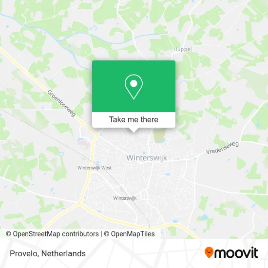 Provelo map