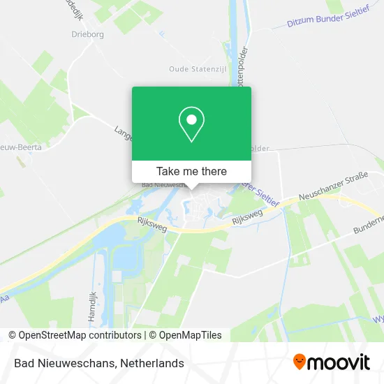 Bad Nieuweschans map