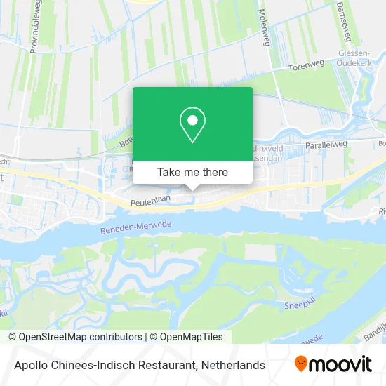 Apollo Chinees-Indisch Restaurant Karte