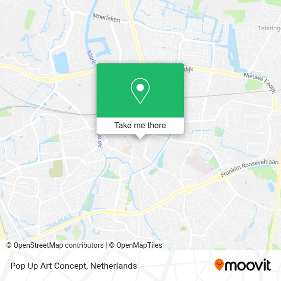 Pop Up Art Concept map