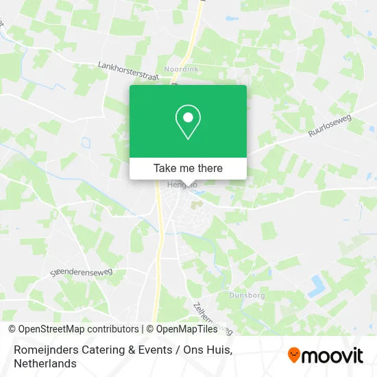 Romeijnders Catering & Events / Ons Huis Karte
