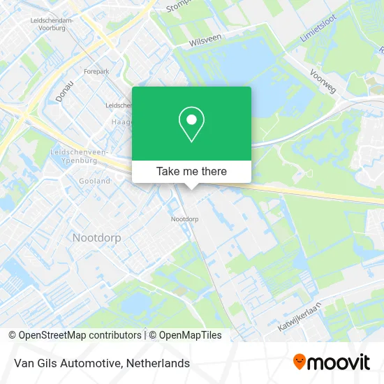 Van Gils Automotive map