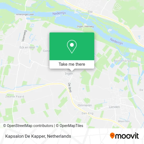 Kapsalon De Kapper map