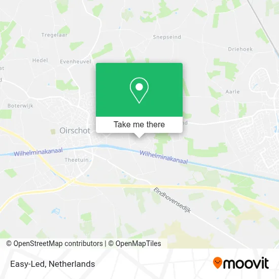 Easy-Led map