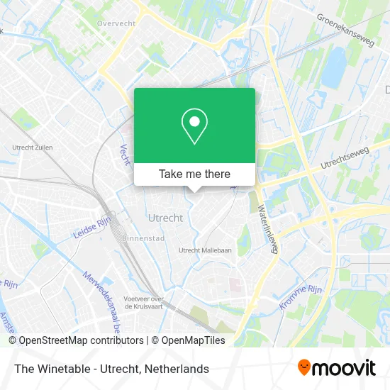 The Winetable - Utrecht map
