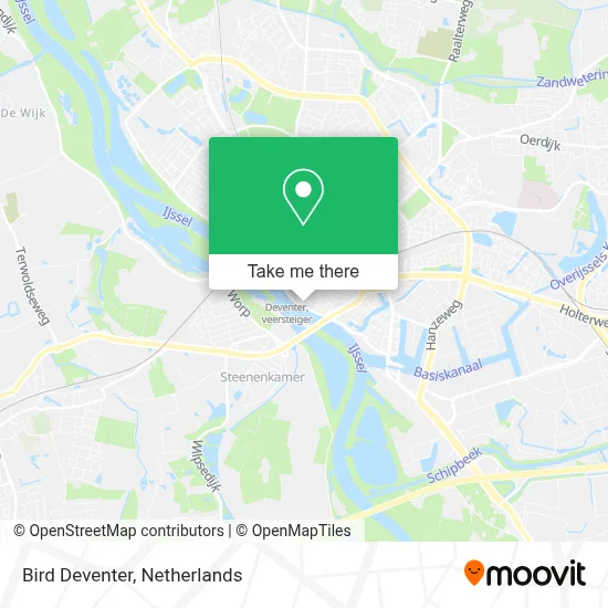 Bird Deventer map
