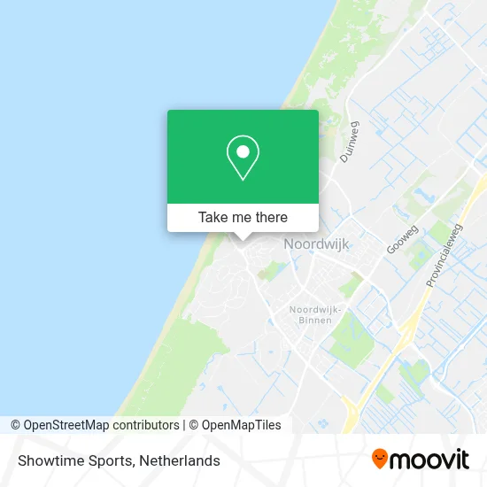 Showtime Sports map