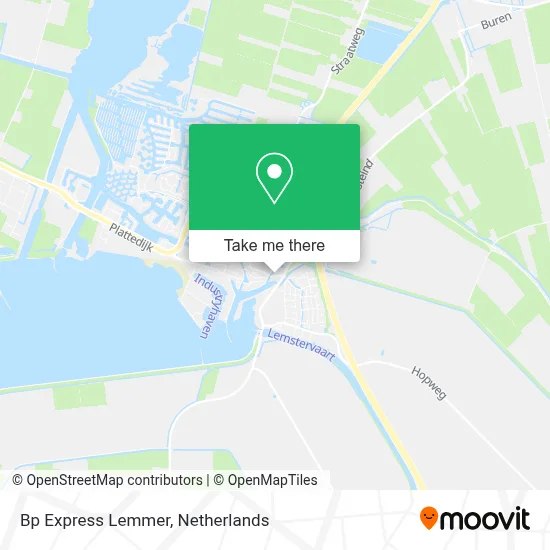 Bp Express Lemmer map