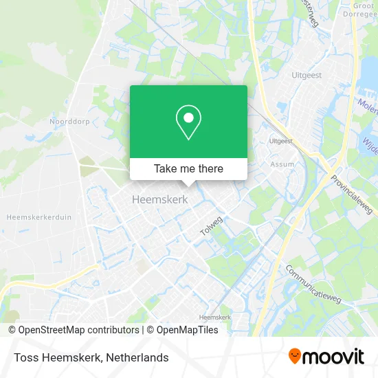 Toss Heemskerk map