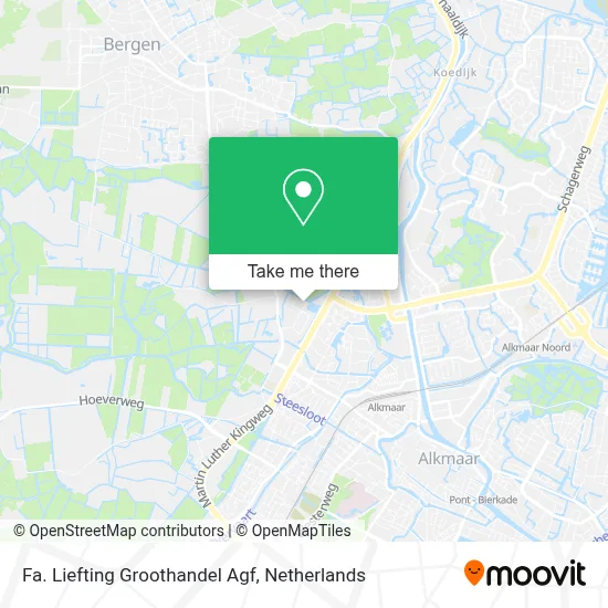 Fa. Liefting Groothandel Agf map
