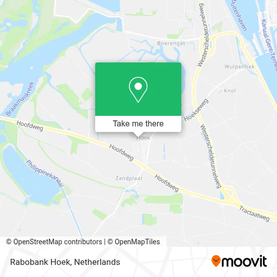Rabobank Hoek map