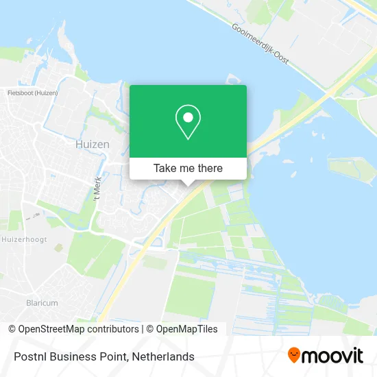 Postnl Business Point map
