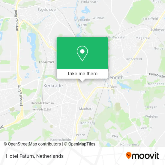 Hotel Fatum map