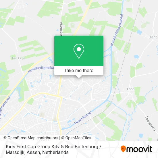 Kids First Cop Groep Kdv & Bso Buitenborg / Marsdijk, Assen map