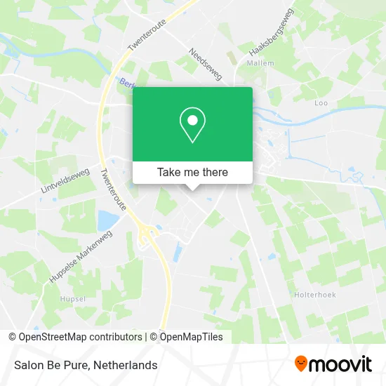 Salon Be Pure map