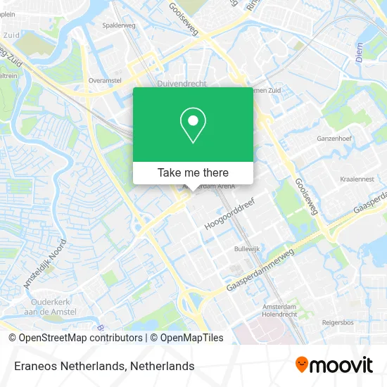 Eraneos Netherlands map
