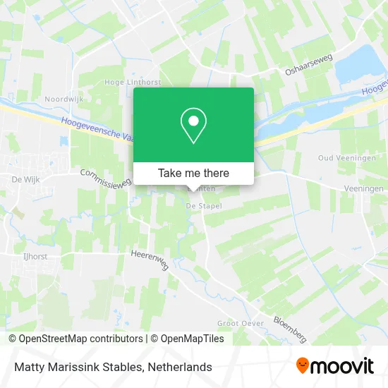 Matty Marissink Stables map
