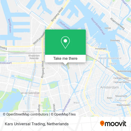 Kars Universal Trading map