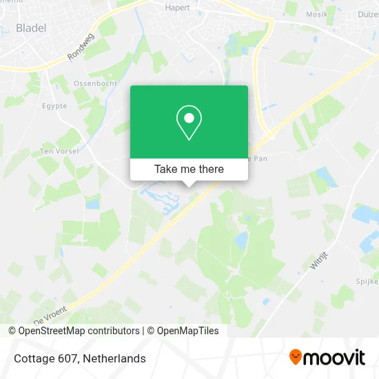 Cottage 607 map