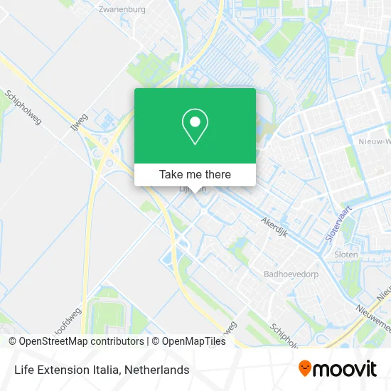 Life Extension Italia map