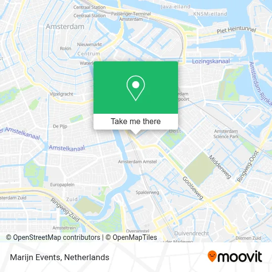 Marijn Events Karte