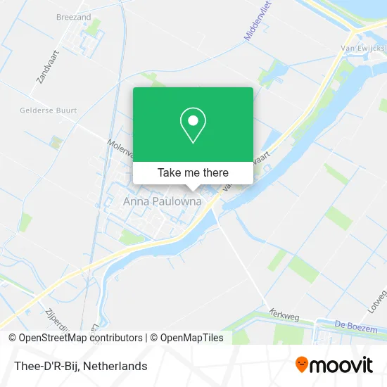 Thee-D'R-Bij map