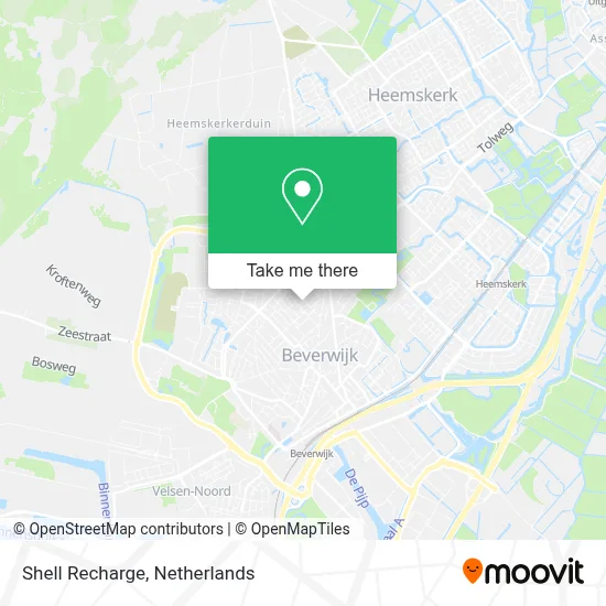 Shell Recharge map