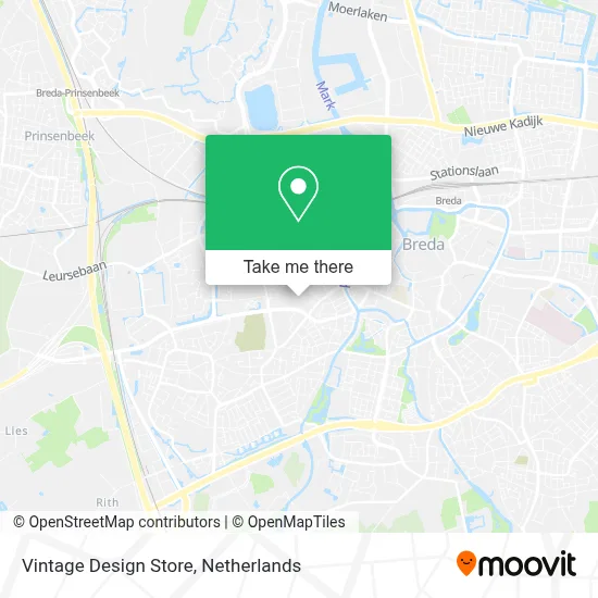 Vintage Design Store map