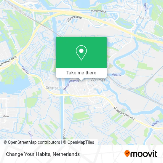 Change Your Habits map