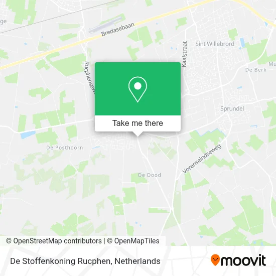 De Stoffenkoning Rucphen map