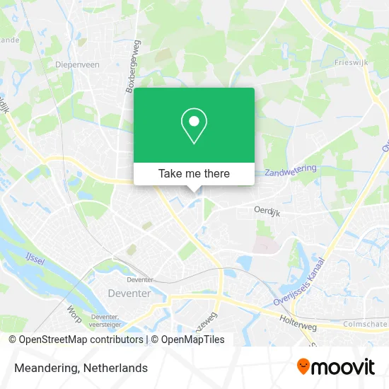 Meandering map