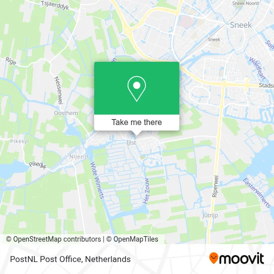 Postnl Postkantoor map
