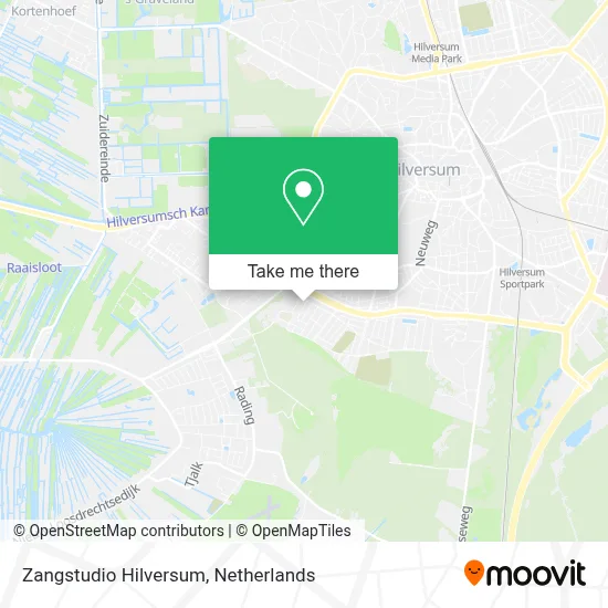 Zangstudio Hilversum map