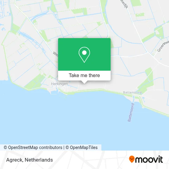 Agreck map