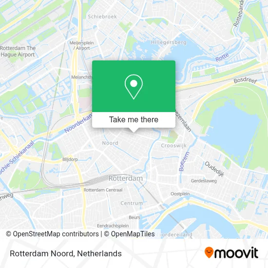 Rotterdam Noord map