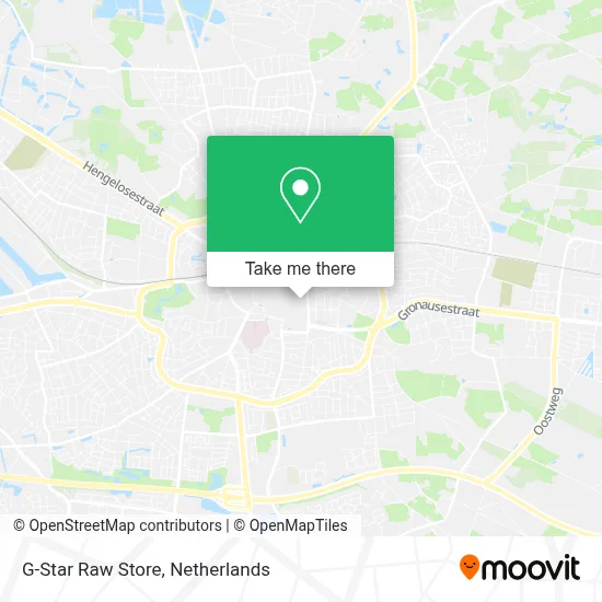 G-Star Raw Store map