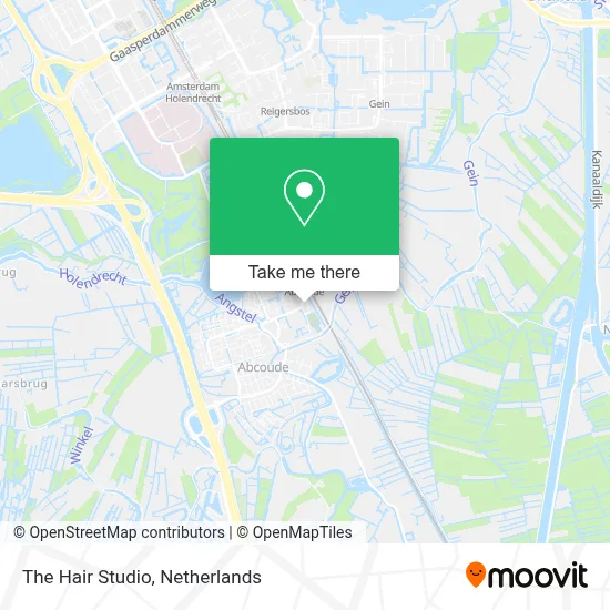 The Hair Studio map