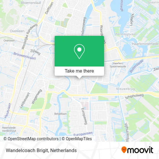 Wandelcoach Brigit map