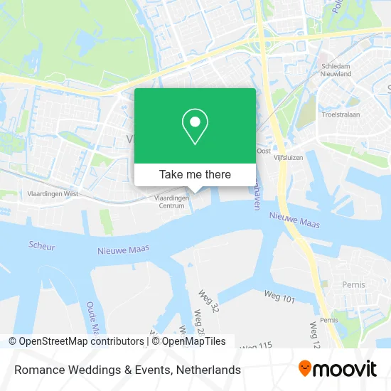 Romance Weddings & Events map