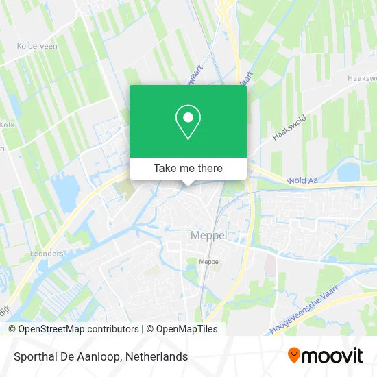 Sporthal De Aanloop map