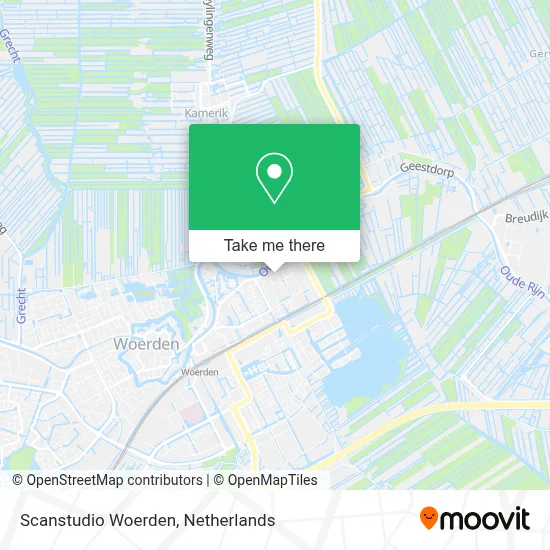 Scanstudio Woerden map