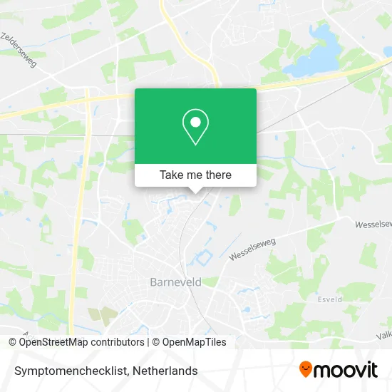 Symptomenchecklist map