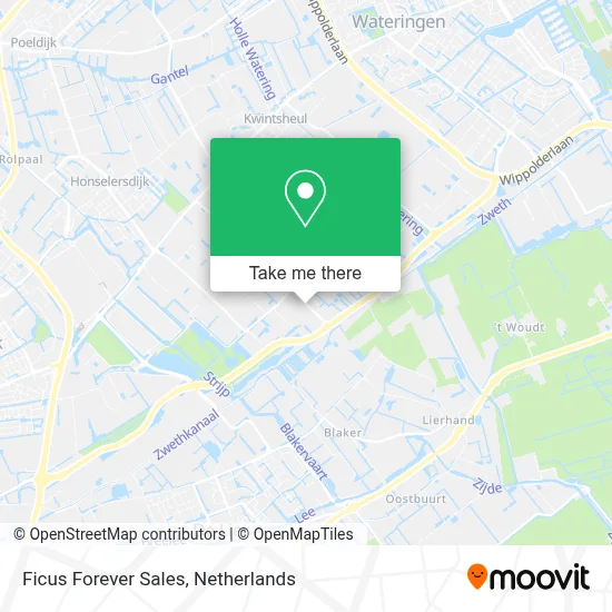 Ficus Forever Sales map