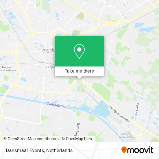 Dansmaar Events map