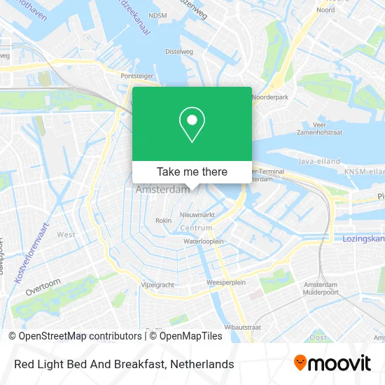 Red Light Bed And Breakfast map