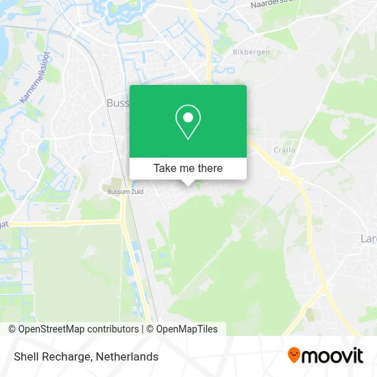 Shell Recharge map
